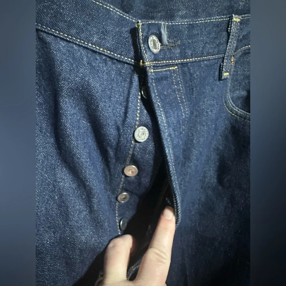 Vintage Levi's 501 XX Jeans Men’s 42 W X 32 L Dark Wash Retro Button Fly NWOT